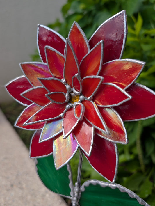 Potted Stained Glass Flower