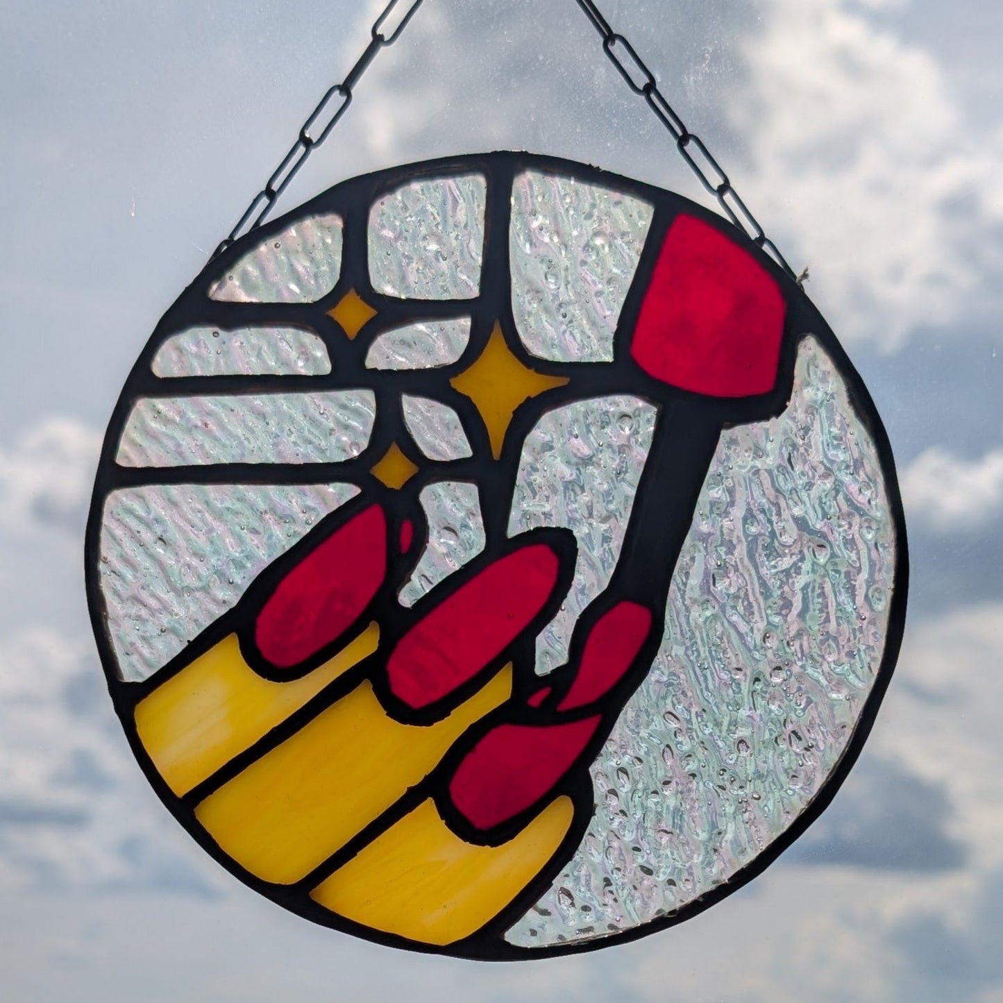 Nails Sparkle Emoji Suncatcher - Multiple Skin Tones and Colour Options