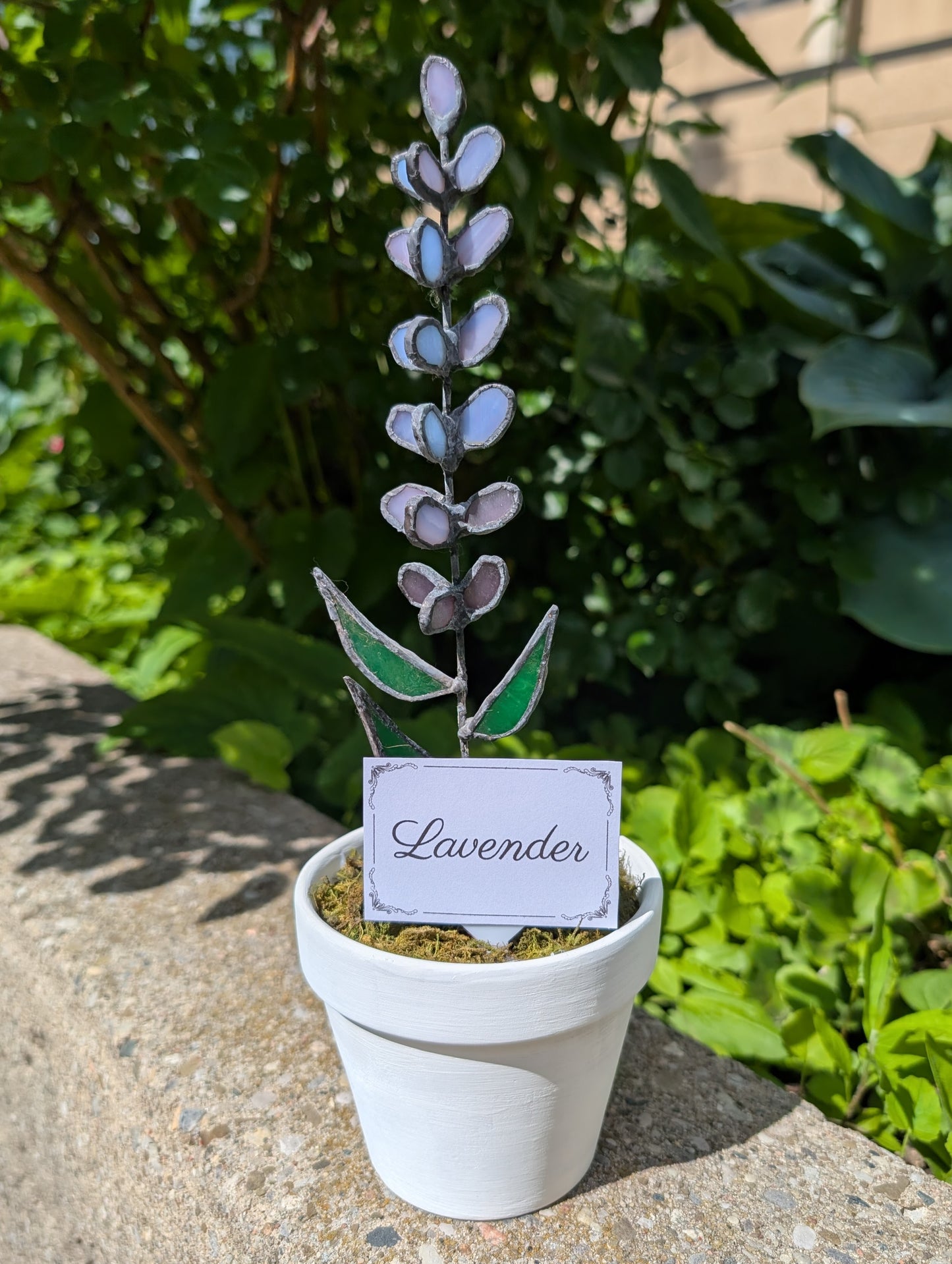 Potted Stained Glass Flower