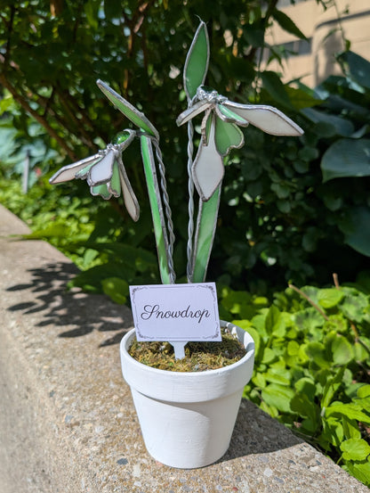 Potted Stained Glass Flower