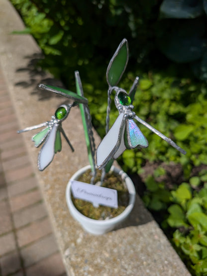 Potted Stained Glass Flower