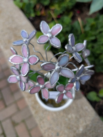 Potted Stained Glass Flower