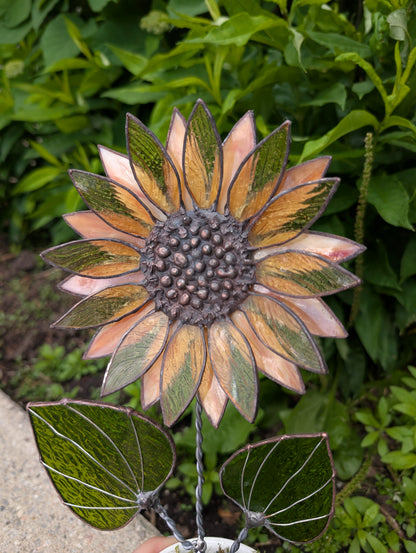 Potted Stained Glass Flower
