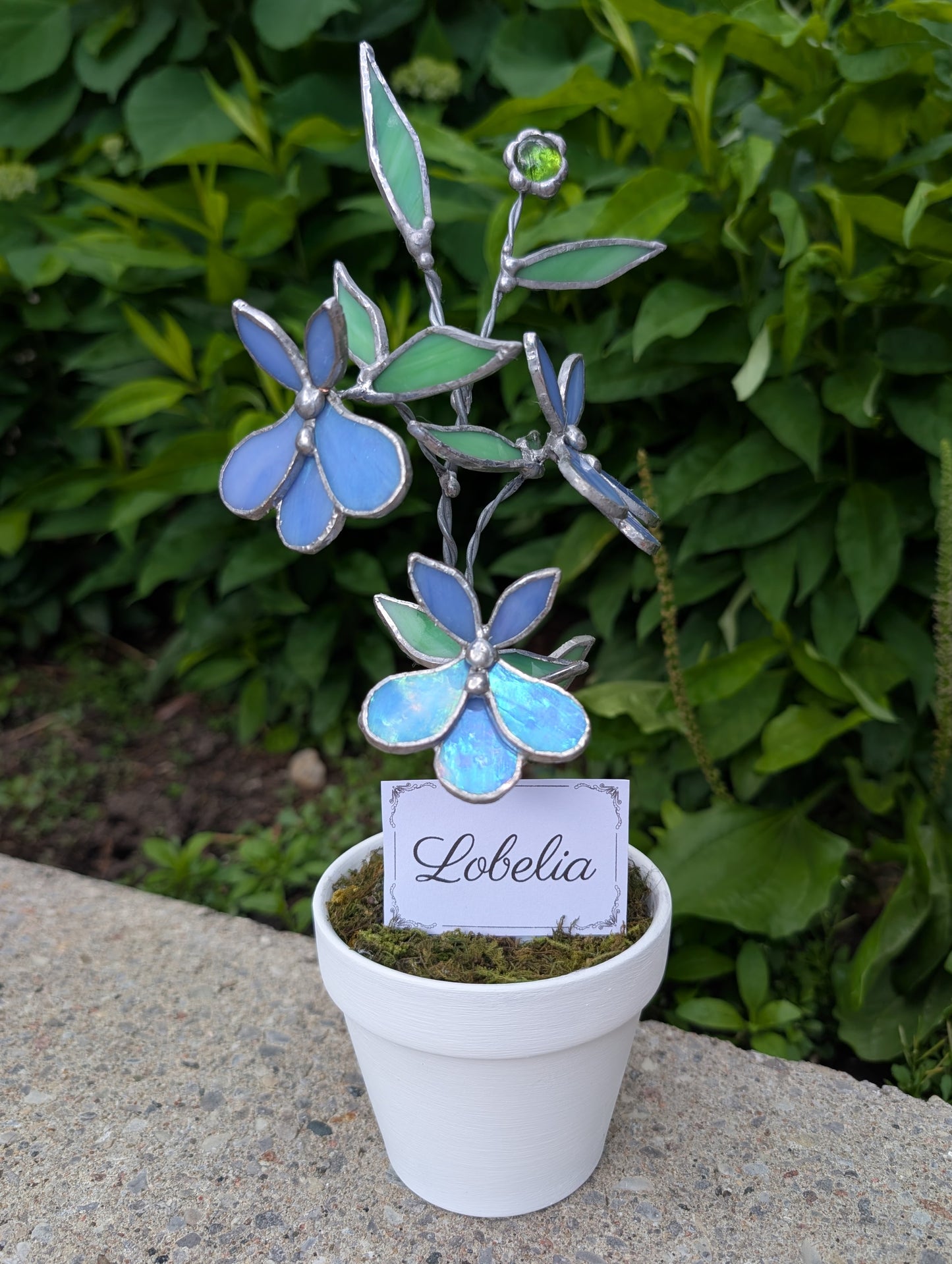 Potted Stained Glass Flower