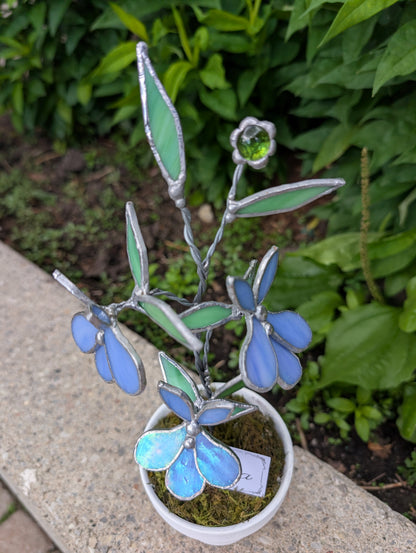 Potted Stained Glass Flower