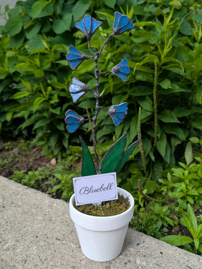 Potted Stained Glass Flower